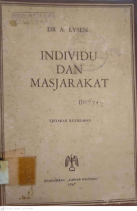 Image of Individu Dan MasJarakat