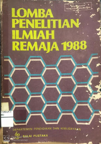 Lomba Penelitian Ilmiah Remaja 1988