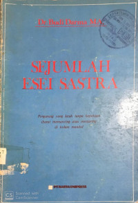 Sejumlah Esei Sastra
