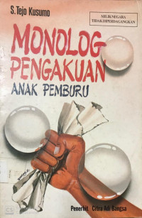 Image of Monolog pengakuan anak pemburu