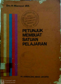 Petunjuk Membuat Satuan Pelajaran