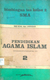 Bimbimngan Tes Kelas 2 SMA Pendidikan Agama Islam