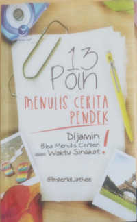 Image of 13 Poin Menulis Cerita Pendek