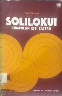 Image of Solilokui Kumpulan Esei Sastra