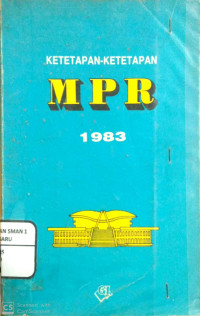Image of Ketetapan-Ketetapan MPR 1983