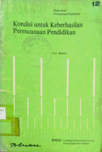 Kondisi Untuk Keberhasilan Perencanaan
