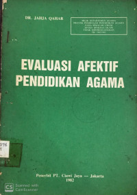 Evaluasi Afektif Pendidikan Agama