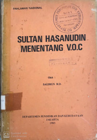 Sultan Hasanuddin Menentang V.O.C