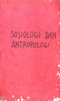 Sosiologi Dan Antropologi