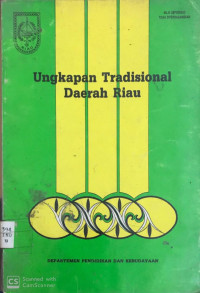 Ungkapan Tradisional Daerah Riau