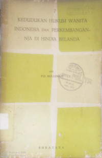kedudukan hukum wanita indonesia dan perkembangannya di hindia belanda