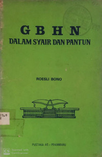 GBHN Dalam Syair dan Pantun