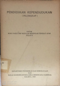 Penddidikan Kependudukan ( Pelengkap )