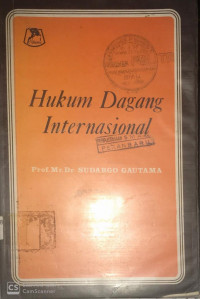 Image of Hukum Dagang Internasional