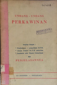 Image of Undang - Undang Perkawinan