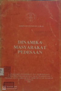 Dinamika Masyarakat Pedesaan