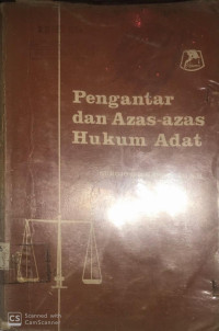 Image of Pengantar dan Azas-Azas Hukum Adat