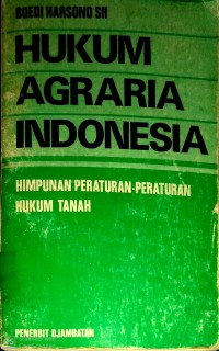 Image of Hukum Agraria Indonesia