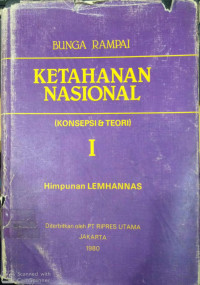 Image of Ketahanan Nasional  (Konsepsi & Teori) I
