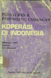Image of Peraturan & Perundang Undangan  Koperasi Di Indonesia