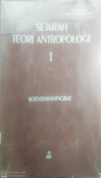Sejarah Teori Antropologi