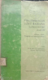 Perkembangan Ilmu Bahasa (Linguistik) Abad-20