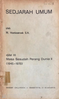 Sedjarah Umum