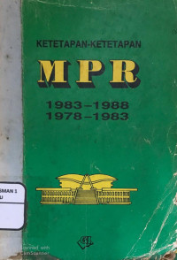 Image of Ketetapan-Ketetapan MPR 1983-1988