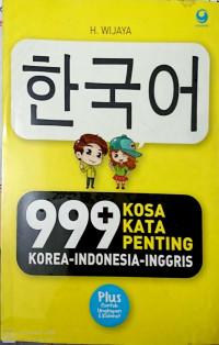 999 KOSAKATA Penting Korea - Indonesia - Inggris