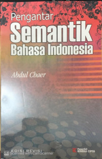 Pengantar Semantik Bahasa Indonesia