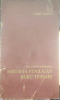 Kriteria Penilaian Buku Terbaik