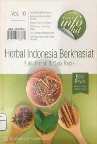 Herbal Indonesia Berkhasiat Bukti Ilmiah & Cara Racik