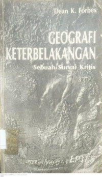 Geografi Keterbelakangan Sebuah Survai Kritis
