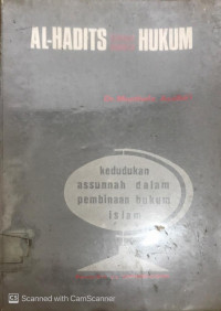 Al-Hadits Sebagai Sumber Hukum