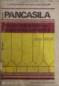 Image of Pancasila Dalam Pemikiran Dan Pemasyarakatannya