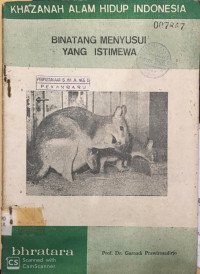 Binatang Menyusui Yang Istimewa
