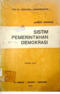 Image of sedikit tentang SISTIM PEMERINTAH DEMOKRASI
