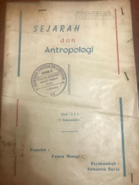 Sejarah dan Antropologi