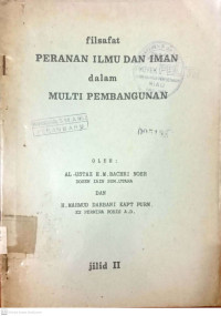 filsafat PERANAN ILMU DAN IMAN dalam MULTI PEMBANGUNAN